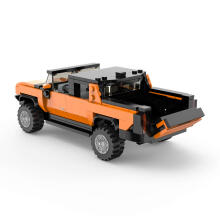 "RASTAR 1:30 saliekams automaš?nas modelis ""Hummer EV"", sortiments, oranžs/dzeltens, 454 da?as, 93700"