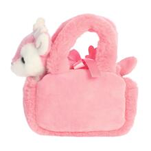 AURORA Fancy Pals Plīša briedis rozā somiņā 20 cm