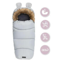 Momi Footmuff Art.AKCE00034 Gray