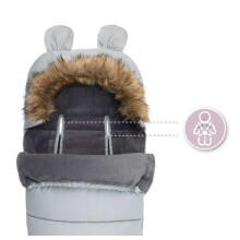 Momi Footmuff Art.AKCE00034 Gray