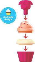 SKIP HOP komplekts Zoo sort and stack Cupcakes, 9H012810