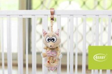4Baby Fox Art.F01 Musical toy fox for babies 0+