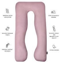 La Bebe™ Cushy Pillow Cover Art.156025 Pink (U-Shaped)