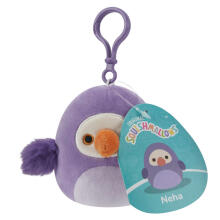 SQUISHMALLOWS W16 Clip-on plush toy, 8 cm