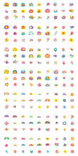 AVENIR Nail Stickers and Tattoos Flowers