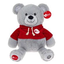 Bo Interactive Bear Art.156168 Plush bear with talk-back function, 46 cm