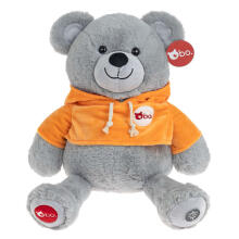 Bo Interactive Bear Art.156168 Plush bear with talk-back function, 46 cm