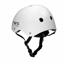 Momi Mimi Helmet Art.ROBI00061 White Сертифицированный, регулируемый шлем/каска для детей  (47-58 cm)