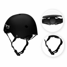 Momi Mimi Helmet Art.ROBI00062 Black Mat Certified, adjustable helmet for children M (48-52 cm)