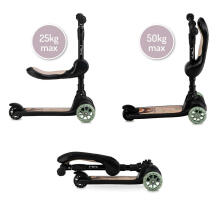 MoMi KIURU Art.HUBA00035 Black scooter