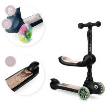MoMi KIURU Art.HUBA00035 Black scooter