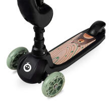 MoMi KIURU Art.HUBA00035 Black scooter