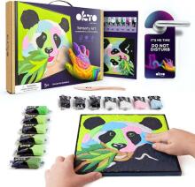 Moon Light Clay Panda Art.ETC20000 Creative set Modelling clay - 3D painting 29x29cm