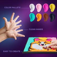 Moon Light Clay Fox Art.ETC20001 Creative set Modelling clay - 3D painting 29x29cm