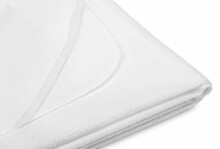 Sensillo Waterproof Sheet  Art.SILLO-1002 White  Ūdensnecaurlaidīgs  palags ar gumiju,120х60см