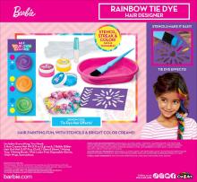 BARBIE Hair Designer set Rainbow Tie-Dye