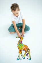 KIDS DO Wooden puzzle GIRAFFE Art.AP3113 Puidust pusle. KAELKIRJAK. 62 tk
