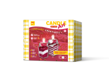 KIDS DO KIDS DO DIY Candle Art Set LV Red White Red Art.44006