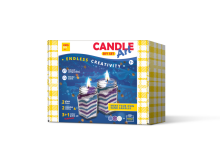 KIDS DO DIY Candle Art Set Blue Purple White + 1 SURPRISE color Art.44002