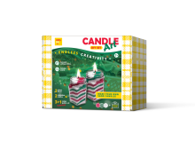 KIDS DO DIY Candle Art Set. Red Green White + 1 SURPRISE color Art.44001