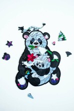 KIDS DO Wooden puzzle PANDA Art.AP3119 Koka puzle Panda 52 gab