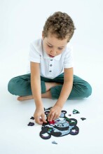 KIDS DO Wooden puzzle PANDA Art.AP3119  Puidust pusle 52 tk