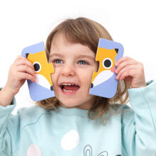 Banana Panda On-the-Go Puzzle Halves Faces Art.49105