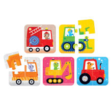 Banana Panda On-the-Go Puzzles Vehicles Art.49202