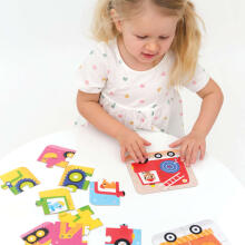 Banana Panda On-the-Go Puzzles Vehicles Art.49202