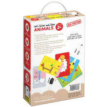 Banana Panda Let's Write and Wipe Animals Art.77367 56psc