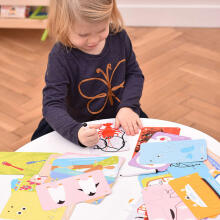 Banana Panda Let's Write and Wipe Animals Art.77367 56psc