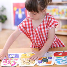 Banana Panda Make-a-Match Puzzle Number Train Art.49113