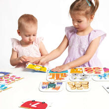 Banana Panda Make-a-Match Puzzle Number Train Art.49113
