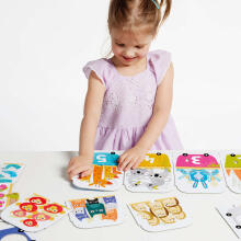 Banana Panda Make-a-Match Puzzle Number Train Art.49113