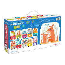 Banana Panda Make-a-Match Puzzle Number Train Art.49113
