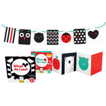 Banana Panda High Contrast Baby Pack Art.77376