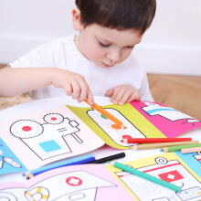 Banana Panda Looong Coloring Books Ready to Draw - Vehicles at Work Art.50156