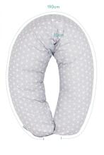 Fillikid Luxe Nursing pillow Art.519-67 Cube Grey