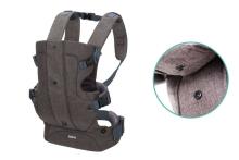 Fillikid Front Carrier Art.156837 Black Сумка переноска кенгуру 2 в 1 ( 3,6 до 15 кг)