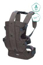 Fillikid Front Carrier Art.156837 Black Сумка переноска кенгуру 2 в 1 ( 3,6 до 15 кг)