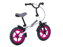 Ikonka Gimme Nemo Balance Bike with break Art.KX3983_1 in Pink