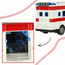 Ikonka Art.KX4580 Ambulance for children car remote control lights sound 1:30