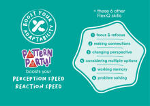 FLEXIQ boardgame Pattern Party!