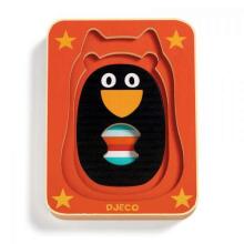 Djeco Art.DJ01476 Wooden puzzle - 3 layers - Max & Co
