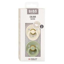 Bibs Colour Anatomical Art.157129 Ivory/Sage - Pacifier 100% natural