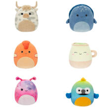 SQUISHMALLOWS W17 Plīša rotaļlieta, 19 cm