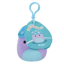 SQUISHMALLOWS W17 Clip-on plush toy, 8 cm