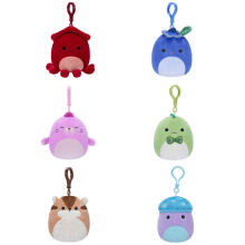 SQUISHMALLOWS W17 Clip-on plush toy, 8 cm