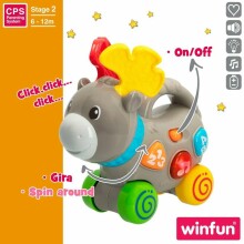 Winfun Moose Musical Drag Art.46690 Muzikālā rotaļlieta bērniem