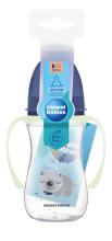 CANPOL BABIES Pretkoliku pudelīte EasyStart, 240ml, Sleepy Koala, 35/237_blu
